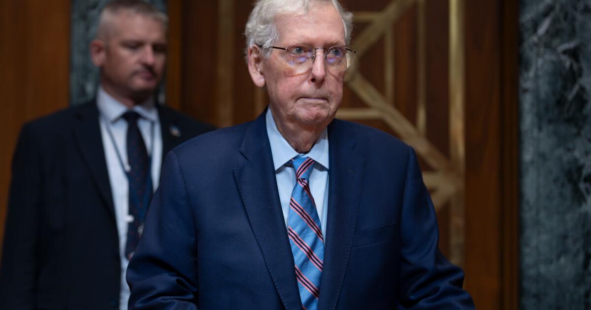 McConnell s’est entretenu avec les dirigeants républicains alors que les spéculations circulaient sur sa santé