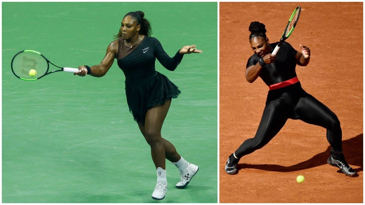 uitblinken Handboek ik heb het gevonden In the Serena Williams catsuit kerfuffle, the real problem isn't the dress  code, it's the word 'respect' - Los Angeles Times