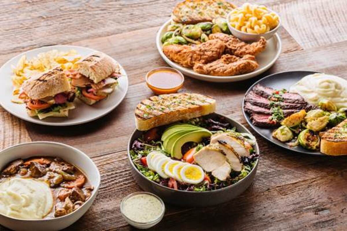A selection of Urban Plates meals.