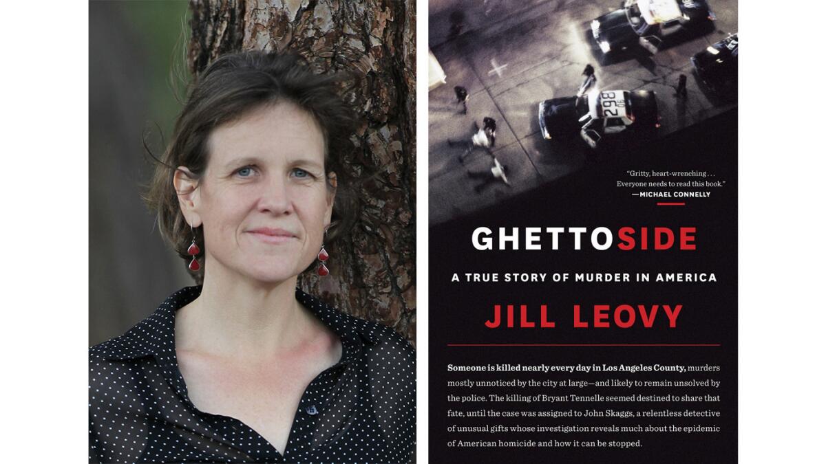 Jill Leovy, author of the book "Ghettoside: A Story of Murder in America"