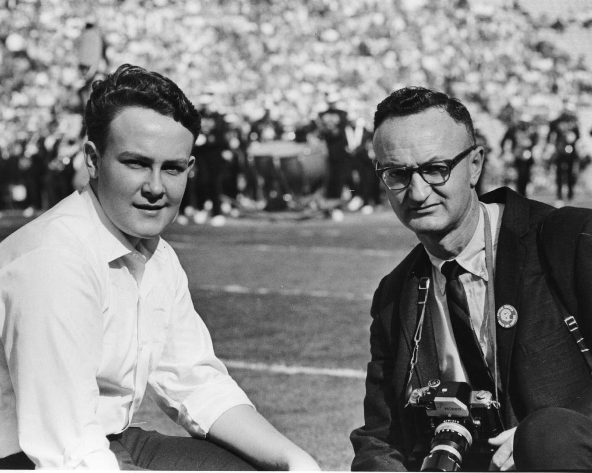 Photographer John Biever photographed his first Super Bowl with his father Vernon, who was the Green Bay Packers team 