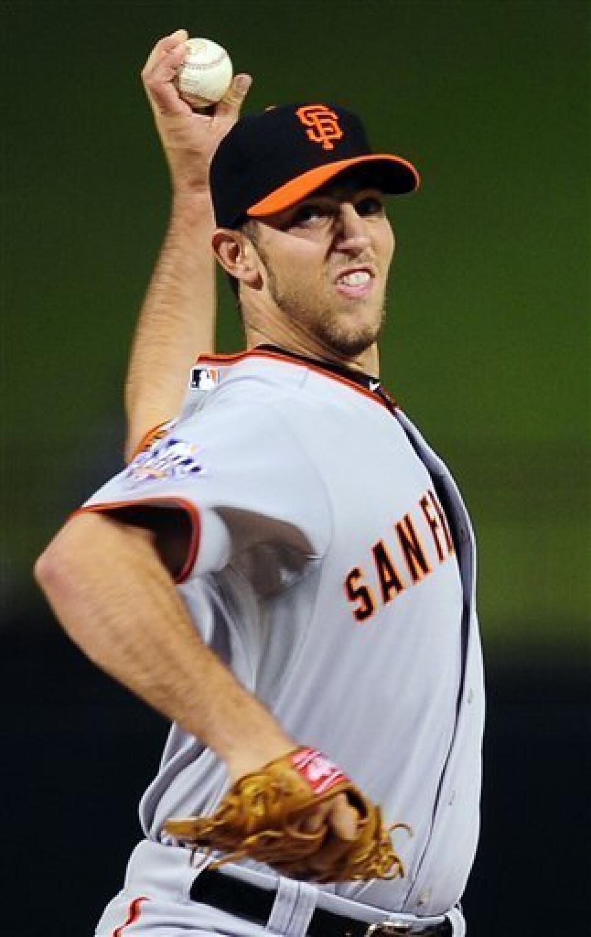 Bumgarner does his thing, pitching Giants to brink of yet another