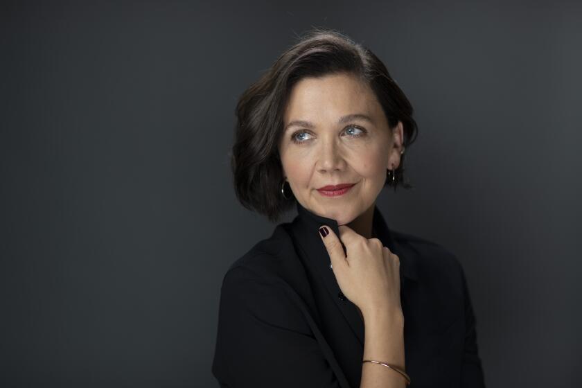 LOS ANGELES, CA - NOVEMBER 07: Maggie Gyllenhaal makes her directorial debut with the story of motherhood in "The Lost Daughter." Photographed at Hotel Bel Air on Sunday, Nov. 7, 2021 in Los Angeles, CA. (Myung J. Chun / Los Angeles Times)