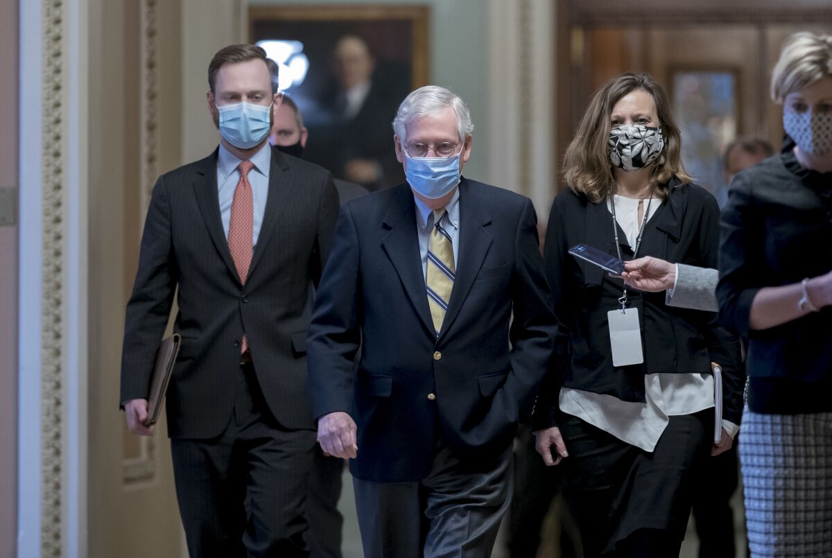 Senate Minority Leader Mitch McConnell