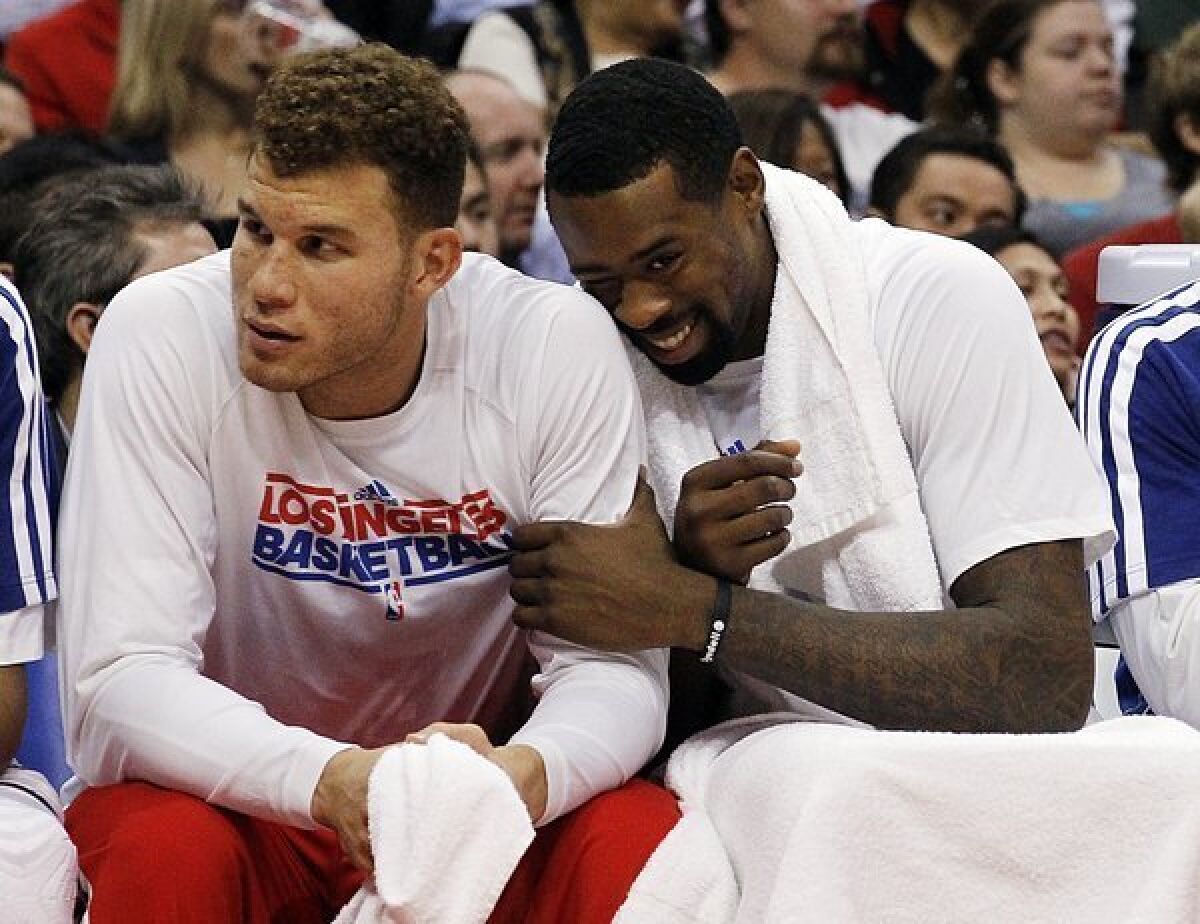 Blake Griffin, left, and DeAndre Jordan give the Clippers a formidable duo in the frontcourt.