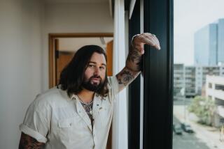 NASHVILLE, TN -- JUNE 5, 2024: Country-rock singer Koe Wetzel at the Historic Studio A in Nashville on Wednesday, June 5, 2024 (Hunter Hart / For The Times)