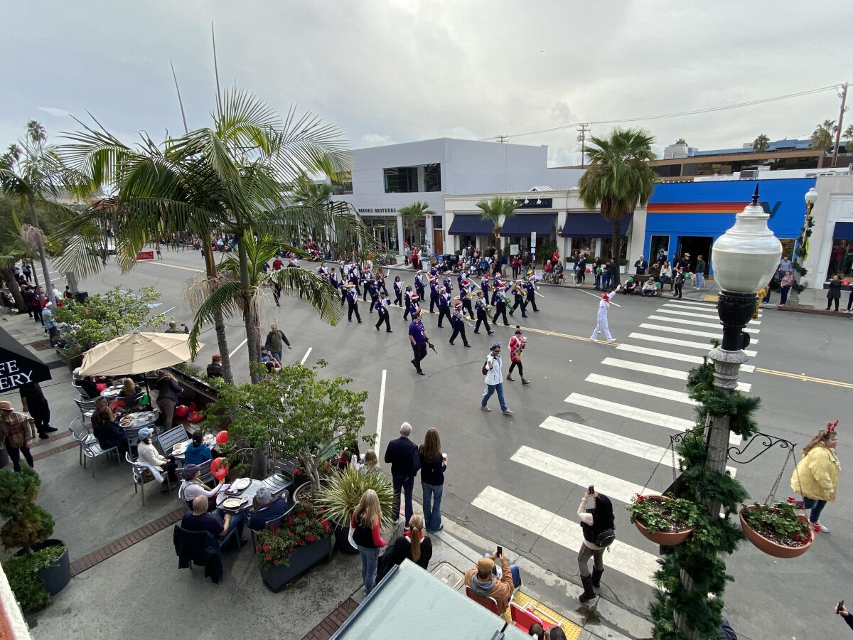 It was a Christmas miracle that the 62nd La Jolla Christmas Parade escaped rain. However, the threat of it cut significantly into attendance. A window of sunshine opened on Sunday, Dec. 8, 2019 that was just wide enough for the La Jolla Christmas Parade & Holiday Festival to squeak through and avoid the rain that fell all weekend.