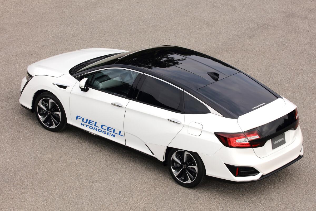 The Honda Clarity Fuel Cell.