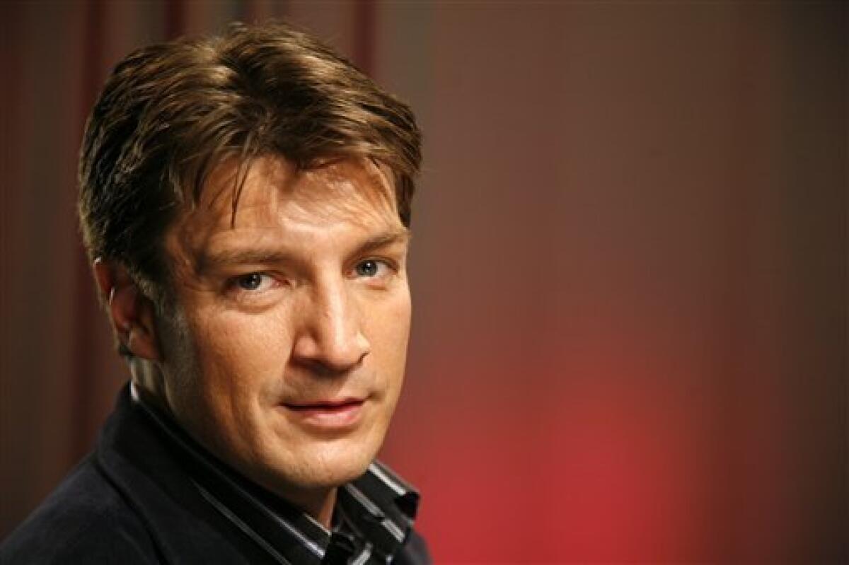 Actor Nathan Fillion poses for a portrait, Thursday, March 5, 2009 in New York. (AP Photo/Jeff Christensen)