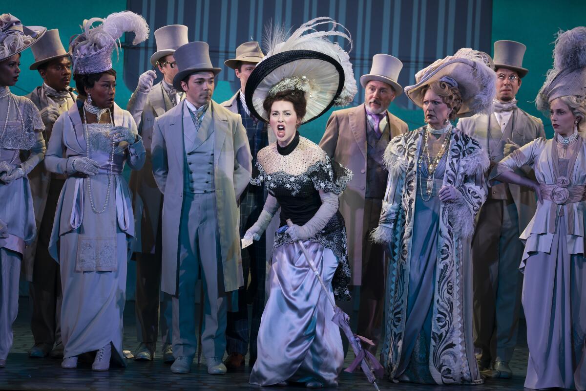 Shereen Ahmed as Eliza Doolittle in the Lincoln Center Theater production of Lerner and Loewe's "My Fair Lady."