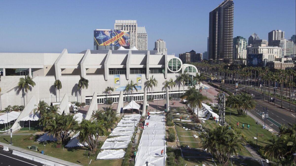 San Diego city and tourism leaders have long hoped to expand the city's convention center to attract larger conventions and keep ones that are outgrowing the facility, like Comic-Con.