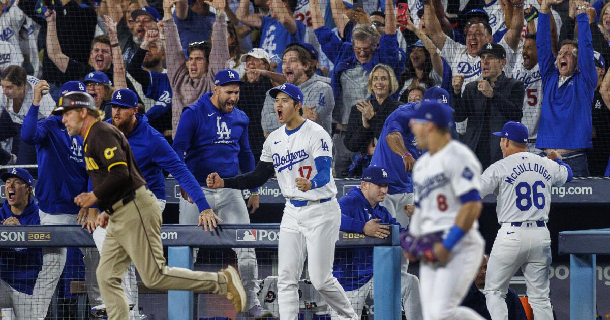 Letters: Dodgers finally get clutch performances in playoffs