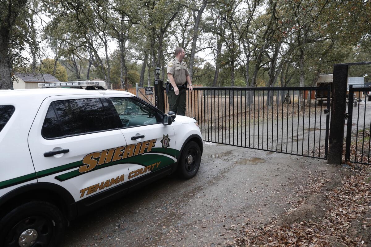 Tehama County sheriff deputy doing welfare checks 