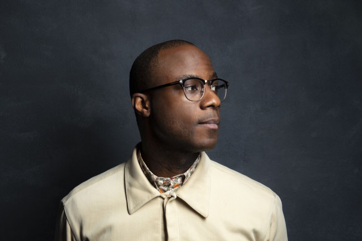 Director Barry Jenkins, from the film "If Beale Street Could Talk," photographed in the L.A. Times photo and video studio at TIFF.