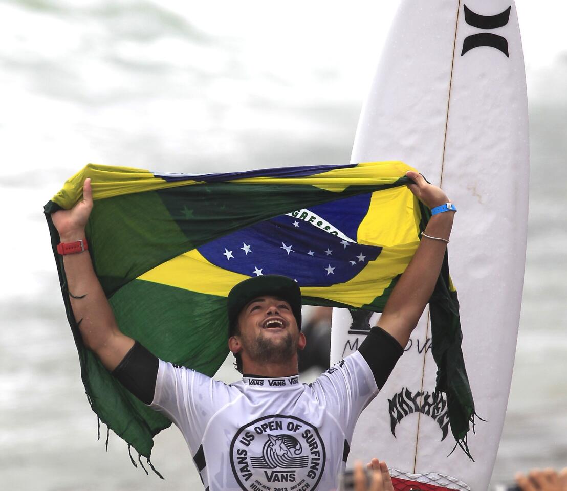Brazilian surfer Alejo Muniz