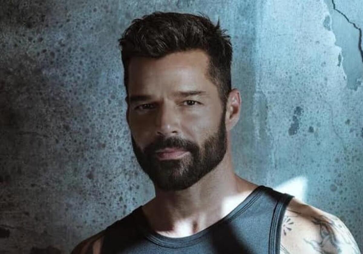 Una imagen de Ricky Martin en las redes sociales.