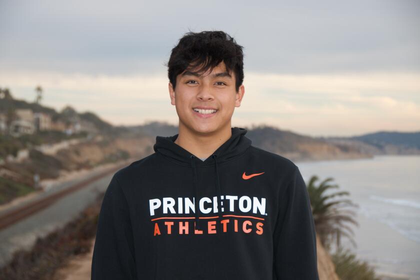 Torrey Pines' Logan Noguchi has committed to swim at Princeton.