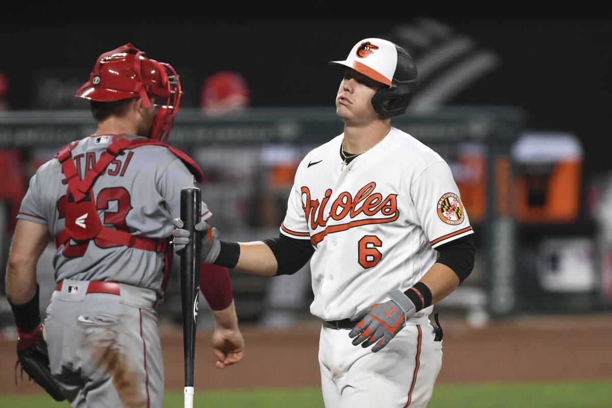 The Angels handed the Orioles their 19th straight loss on Tuesday. (AP Photo/Terrance Williams)
