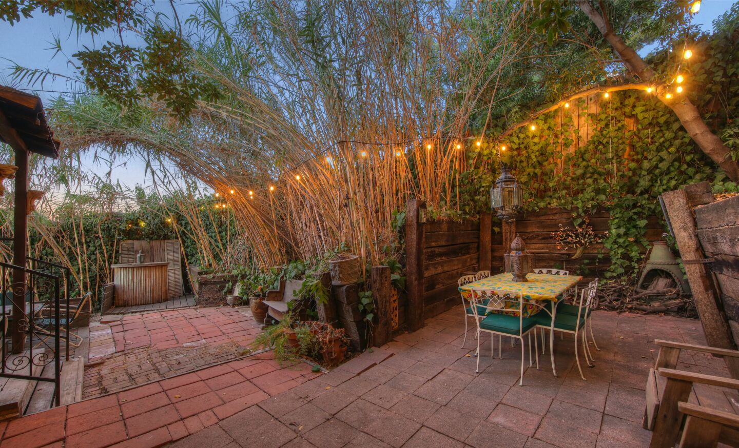 The dining patio.