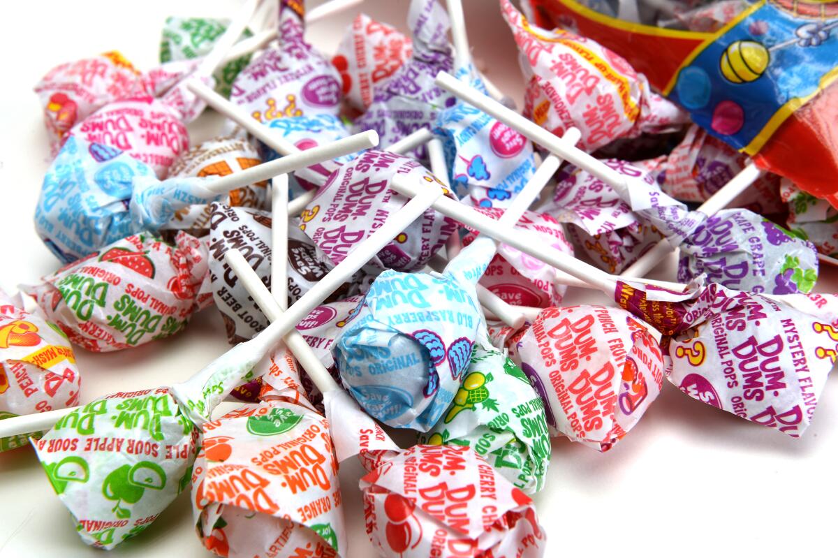 Dum Dums lollipops.