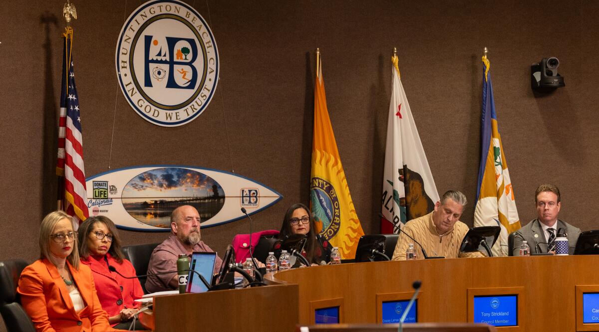 Huntington Beach City Council members