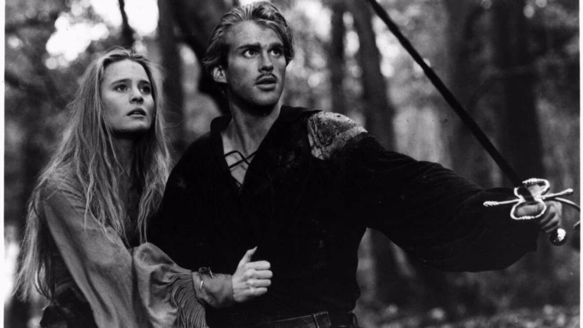 Robin Wright and Cary Elwes in "The Princess Bride."