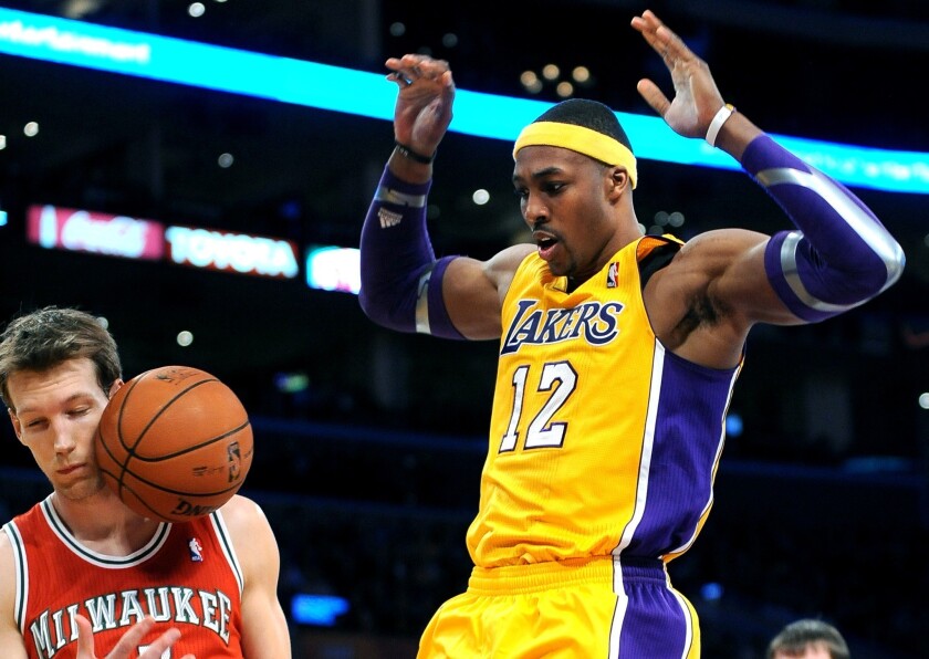 Dwight Howard is averaging 17.4 points and 12 rebounds this season.