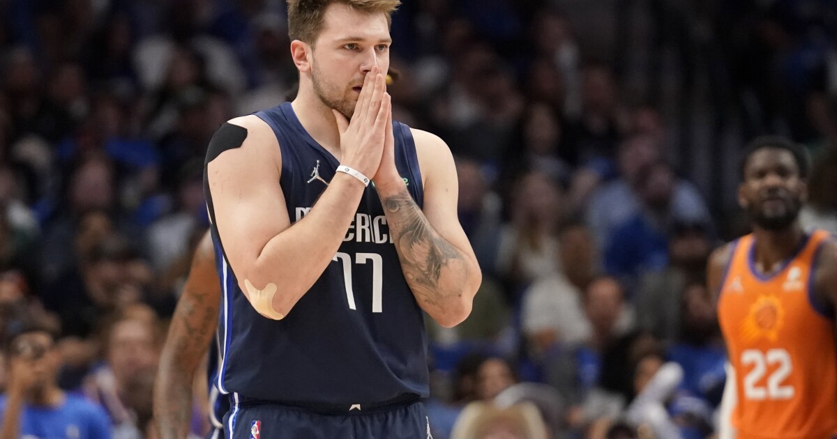 NBA playoffs: Luka Doncic helps Mavericks even series with Suns