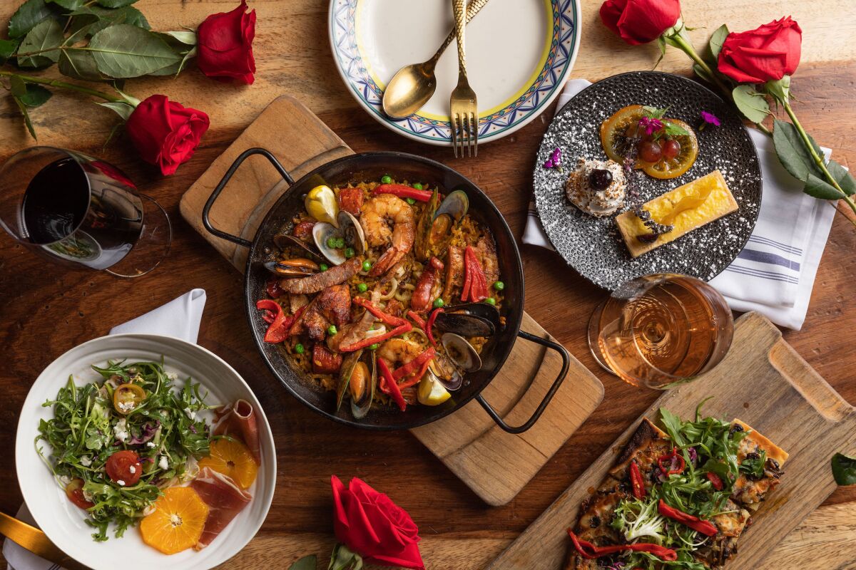 Cafe Sevilla will offer a special four-course Valentine’s menu on Tuesday.