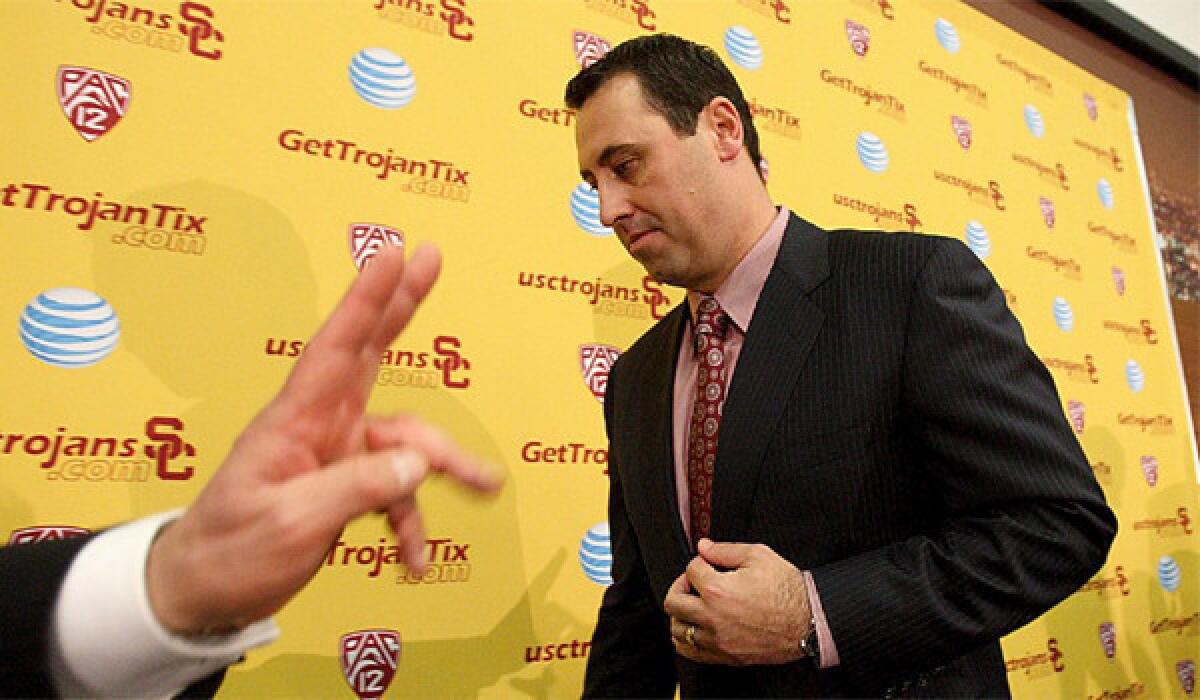 USC Coach Steve Sarkisian's efforts on the recruiting trail will be revealed Wednesday, the first day that high school football players can sign national letters of intent.