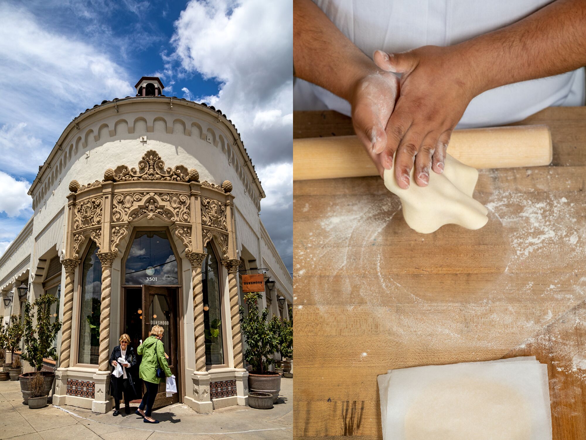 Dunsmoor restaurant's chef-owner insisted on making tortillas in-house to accompany his green chile stew.