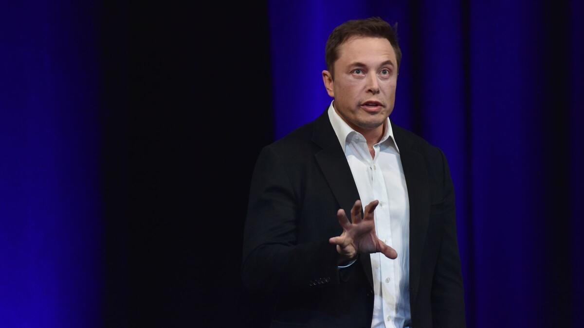 SpaceX and Tesla Chief Executive Elon Musk speaks at the 68th International Astronautical Congress 2017 in Adelaide. Musk appeared to join the #DeleteFacebook movement Friday morning.