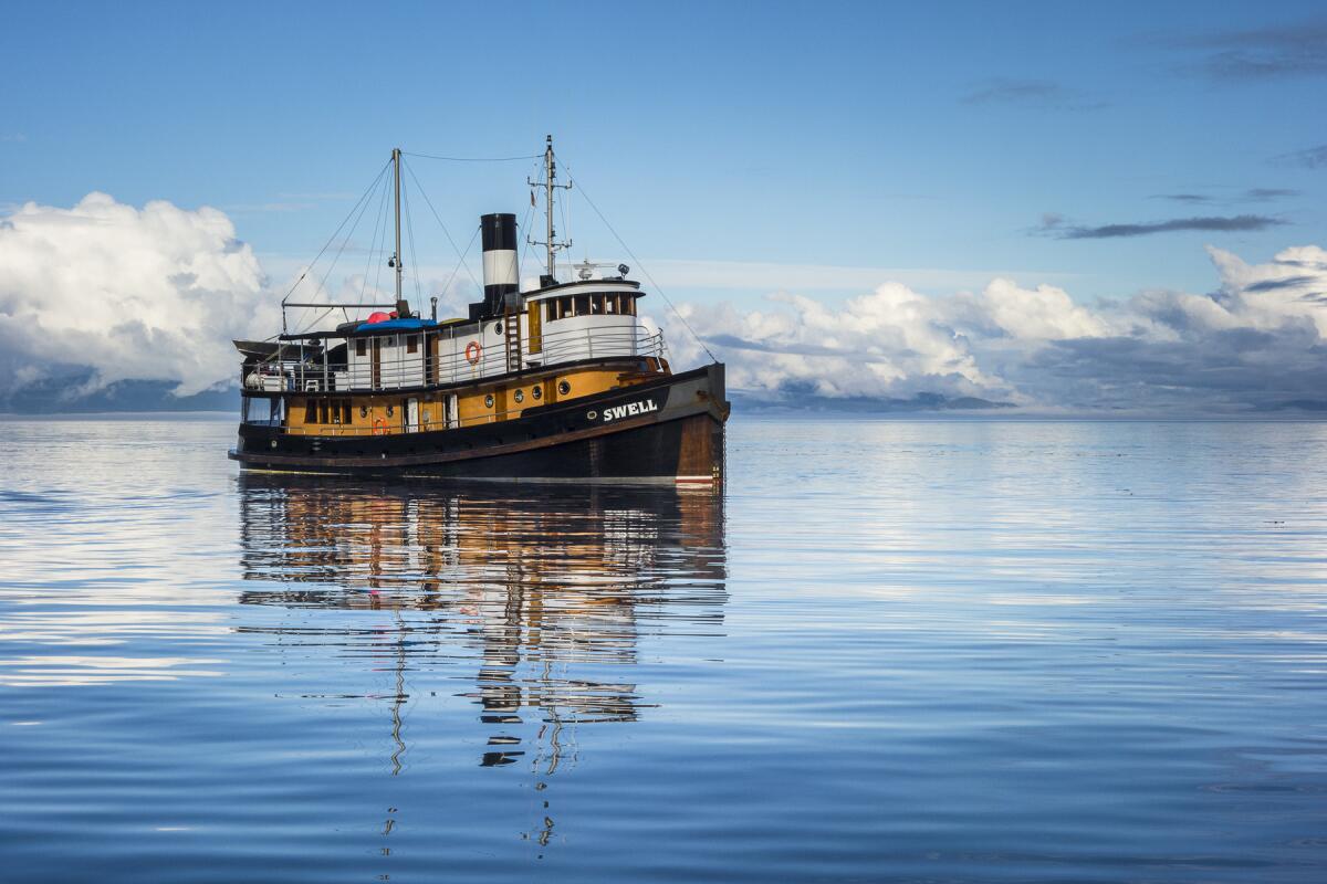 Here's different way to explore coastal Canadian waterways -- aboard a refitted tugboat.