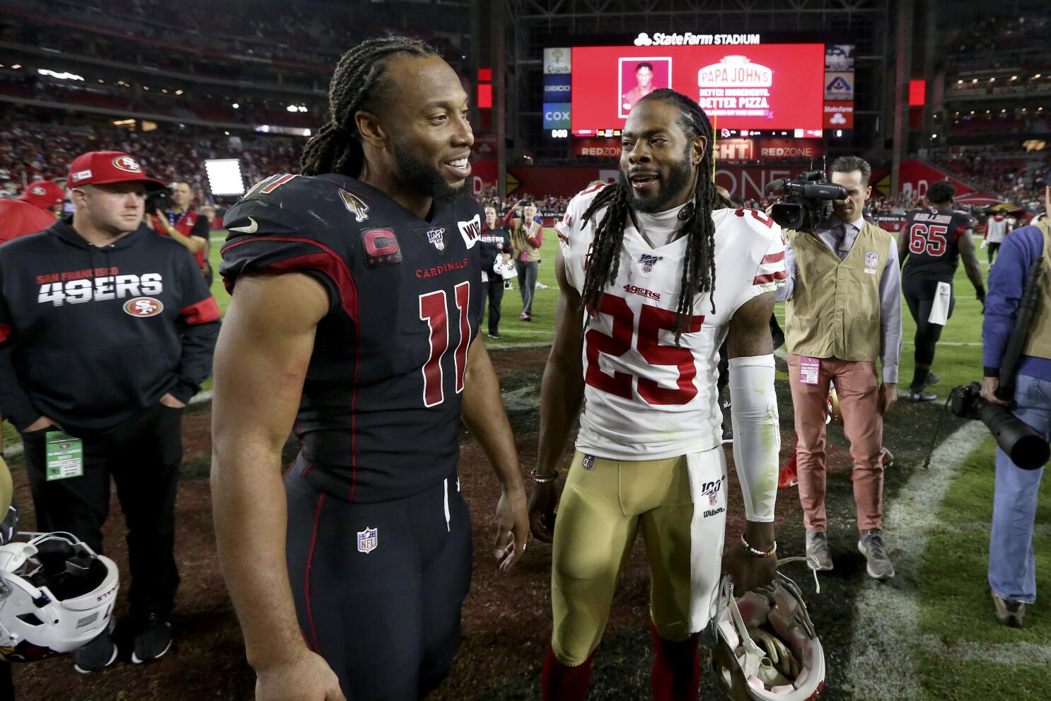 Richard Sherman officially joins the  Thursday night