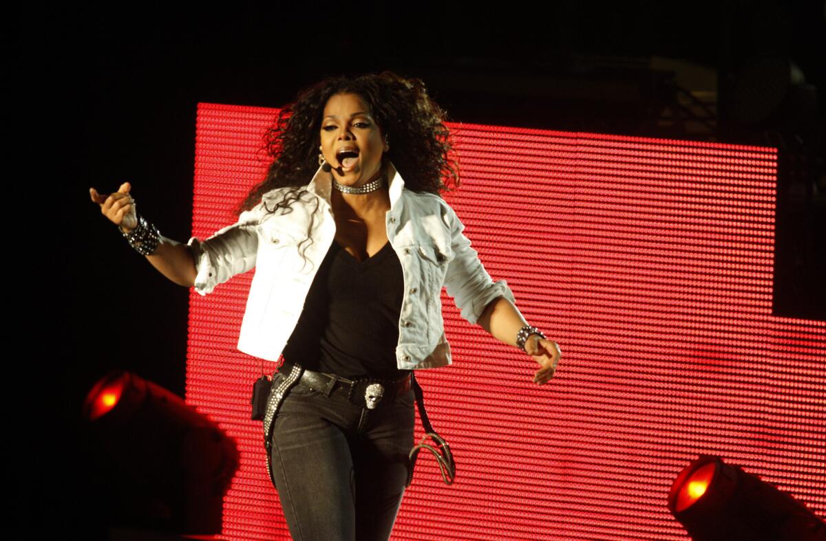 Janet Jackson performs at the Greek Theater in September 2011. She has a new album due out this fall.