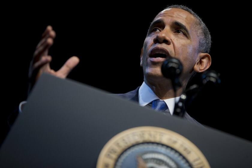 President Obama delivers his speech on economic inequality, Dec. 4.