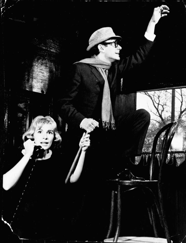 Joan Rivers, shown in 1961 with Del Close, was an early cast member at The Second City.
