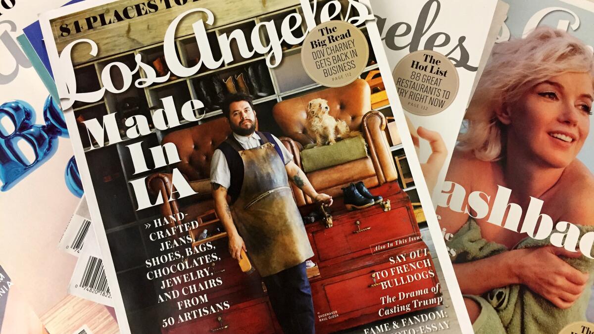 Los Angeles magazine and Orange Coast magazine have been sold to Hour Media Group.
