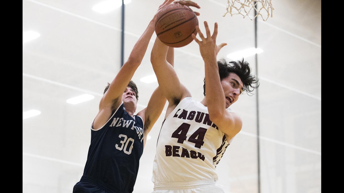 Photo Gallery: Newport Harbor vs. Laguna Beach boys' basketball