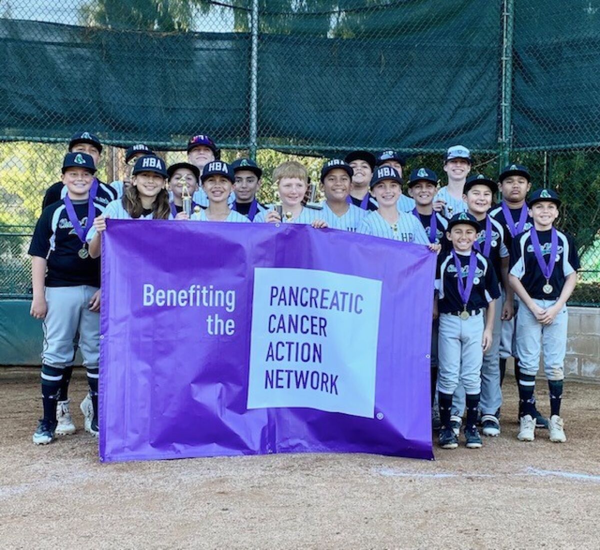 The two championship teams: HBA took the championship and the Green Sox finished in 2nd place. Courtesy photo above