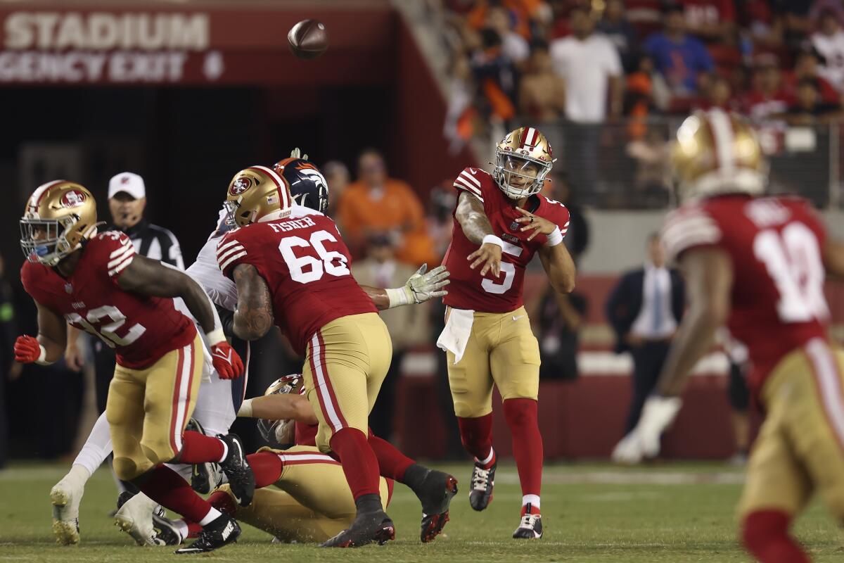 How much will each 49ers QB play vs. Broncos?