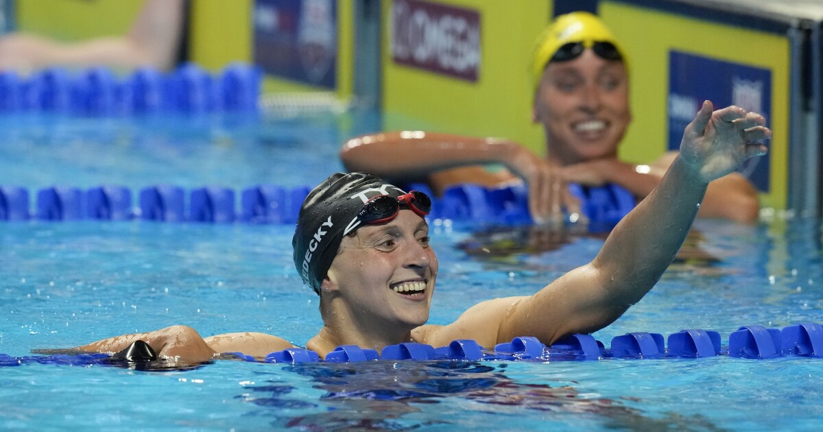 Katie Ledecky gets a ticket to Tokyo in the 400 meters