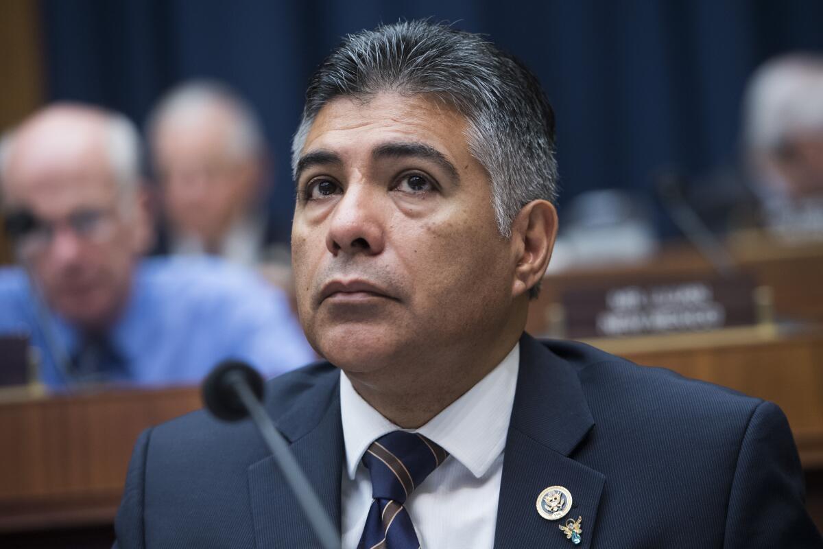 UNITED STATES - MAY 17: Rep. Tony Cardenas, D-Calif., attends a House Energy and Commerce Committee markup on May 17, 2018. 