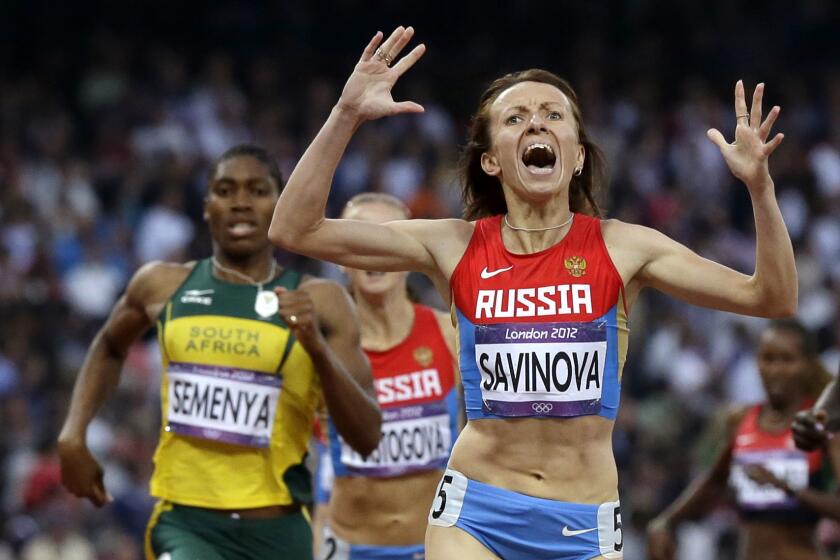 Olympic gold medalist Maria Savinova is reportedly among the Russian athletes who are the focus of allegations that they took part in a systematic program of cheating.