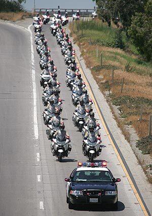 Deputy's funeral procession