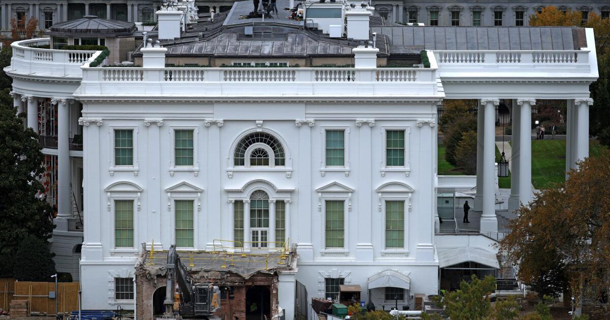 Contributor: The East Wing’s demolition is an enduring scar of Trump’s America Contributor: The East Wing’s demolition is an enduring scar of Trump’s America