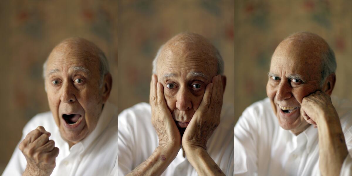 Carl Reiner photographed at his Beverly Hills home in September 2009.
