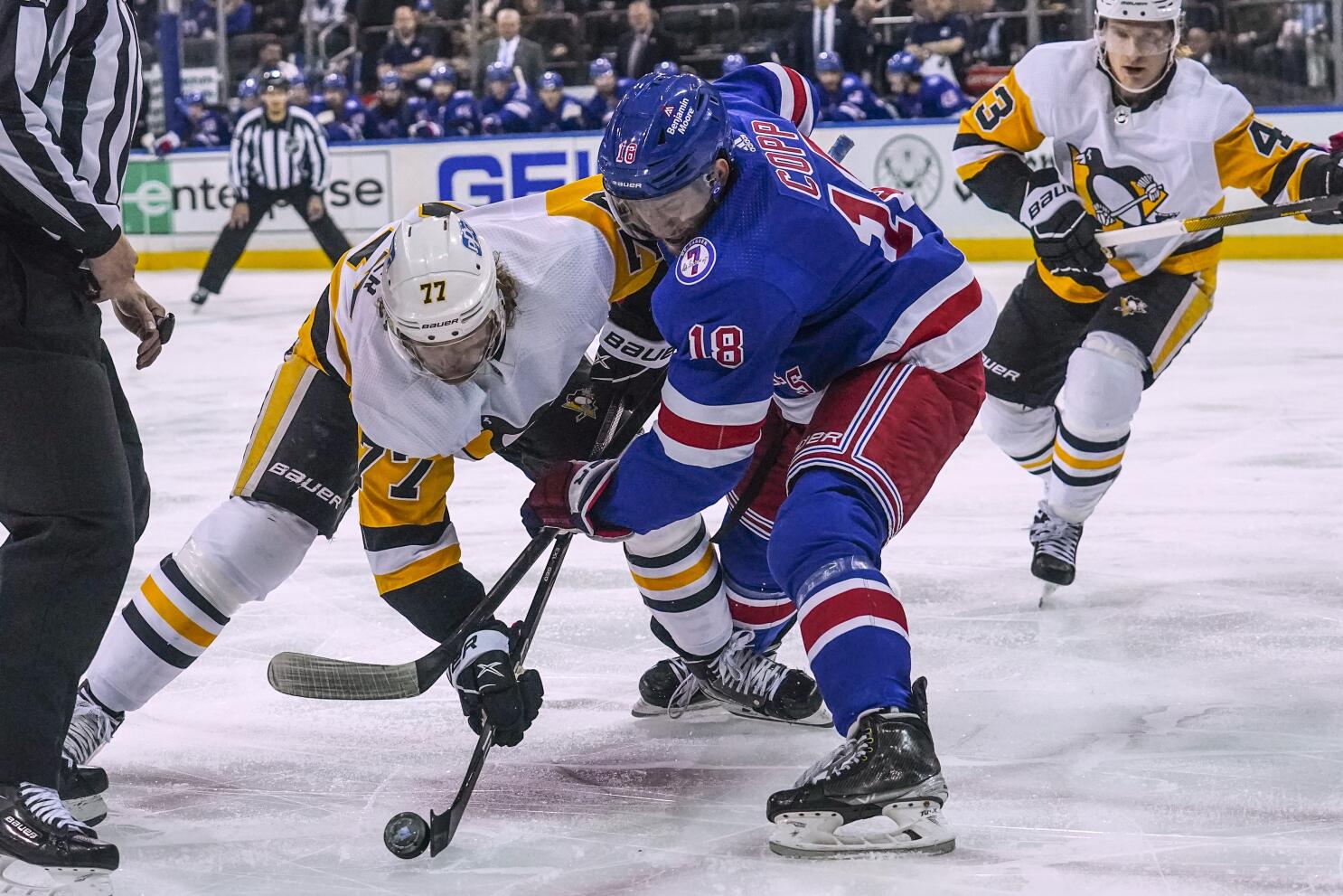 Rangers Host Penguins for the First of Two-Straight Meetings