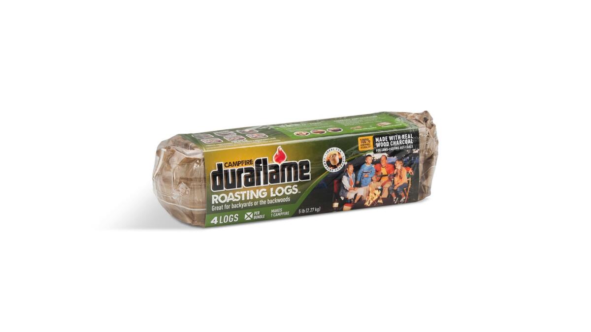 Duraflame® Campfire Roasting Logs are made from 100% renewable resources and are specially designed as an easy-to-light campfire for the backwoods or the backyard. The logs stack and burn like wood for a robust fire that creates hot, glowing coals perfect for roasting marshmallows, hot dogs or other campfire foods.