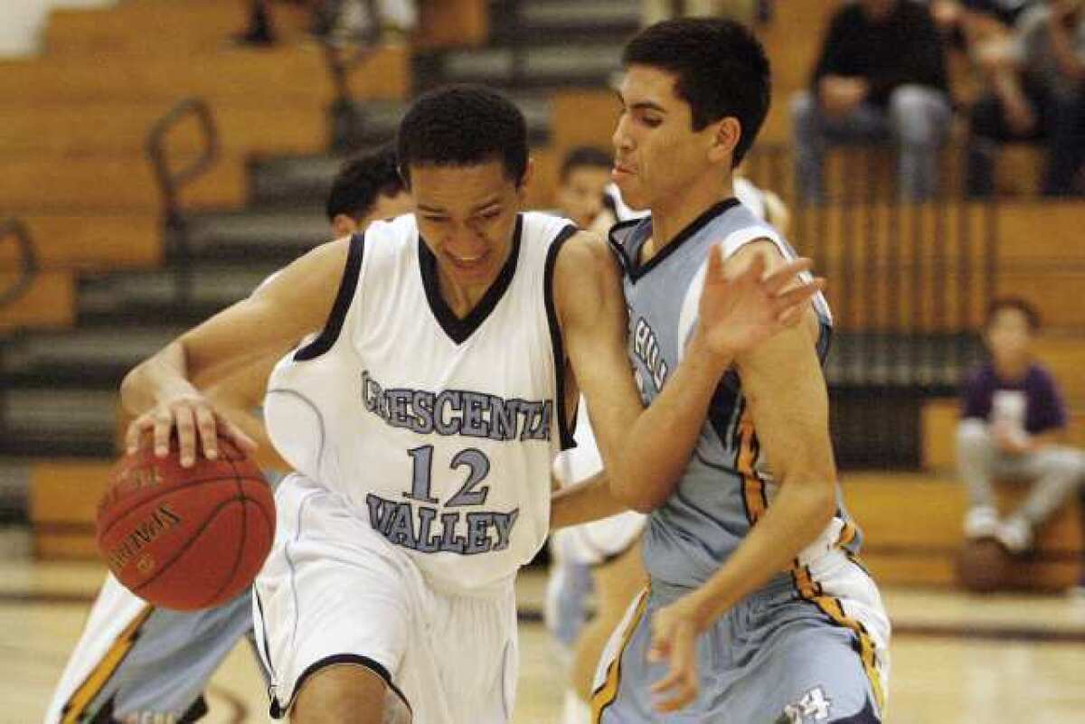 Crescenta Valley's junior guard Nick Springer finished with a game-high 16 points and seven rebounds.